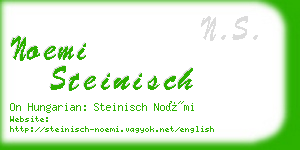 noemi steinisch business card